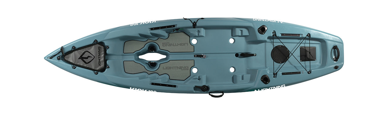 Lightning Kick 106 kayak à pédales Freedom Drive stable