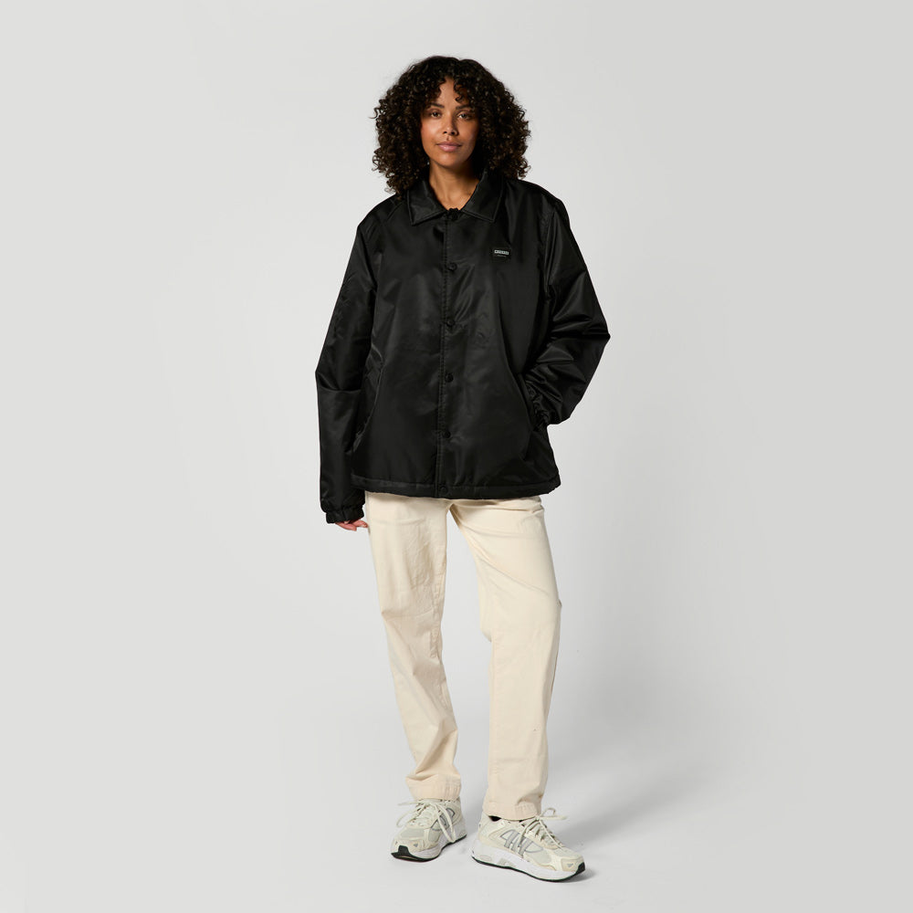 Mystic Coach Jacket veste noire unisexe