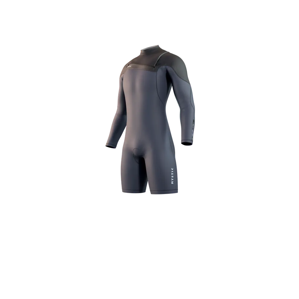 Mystic Star Longarm Shorty 3/2mm shorty homme Fzip Navy