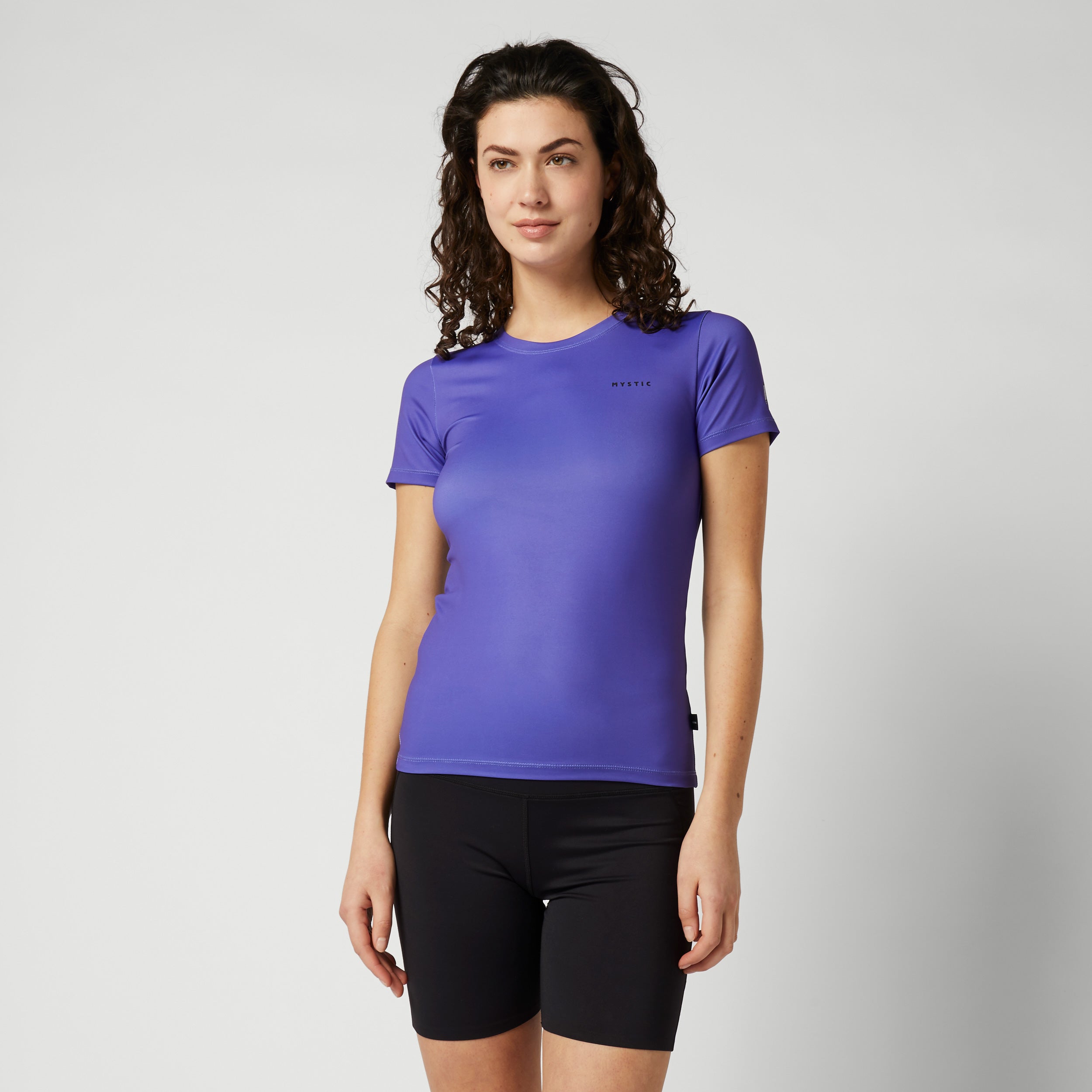 Mystic Star lycra femme manches courtes violette