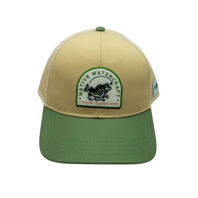 Native Watercraft Trucker casquette pêche beige olive