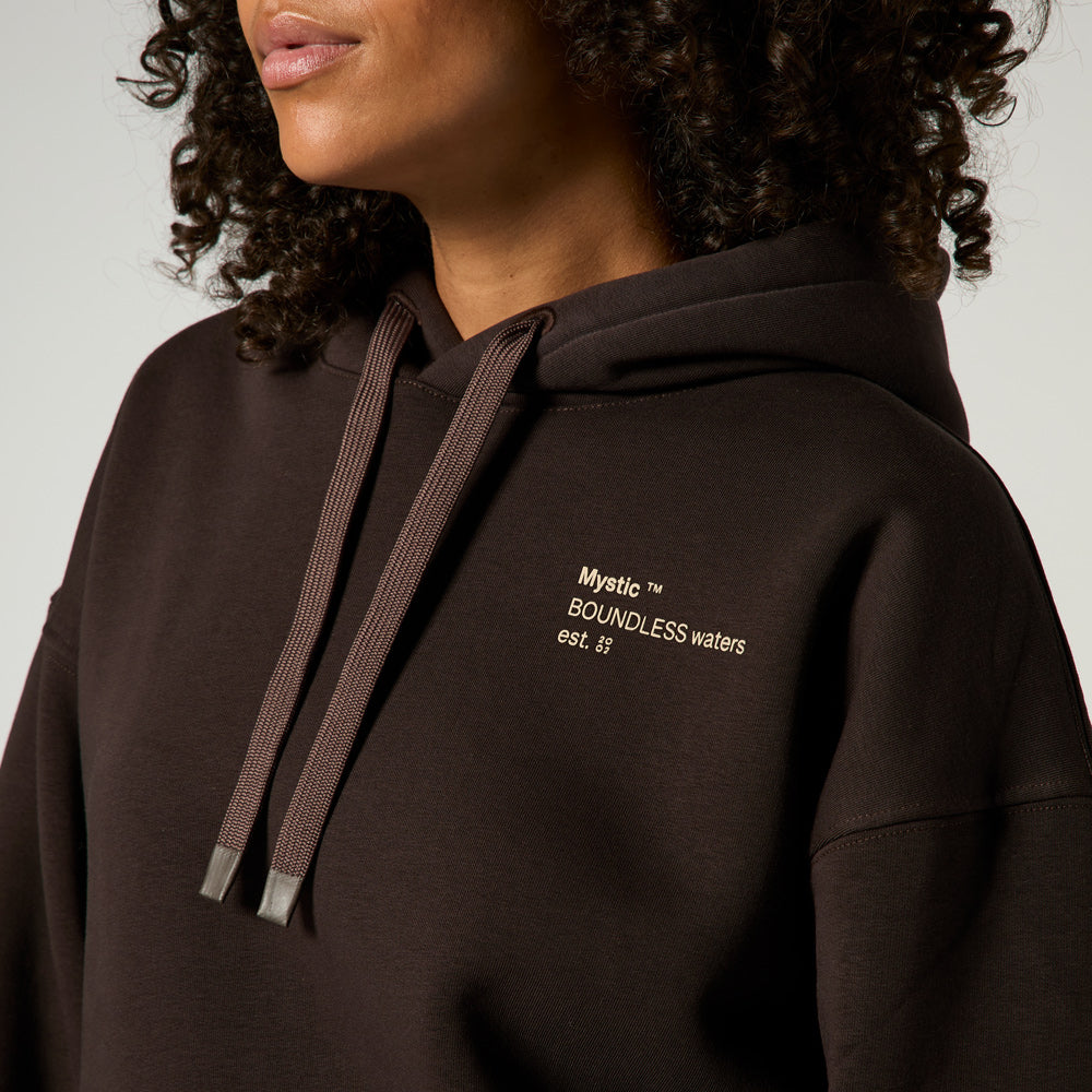 Mystic Heartsease Hood Sweat à capuche kaki pâle XL molleton