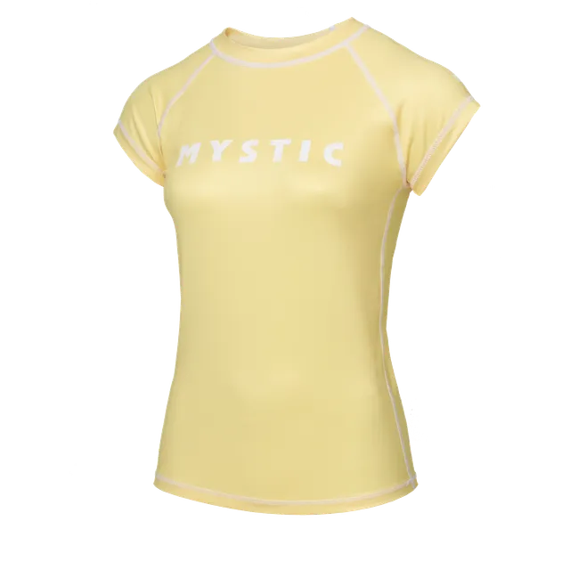 Mystic Star Rashvest S/S lycra femme pastel yellow UPF50+