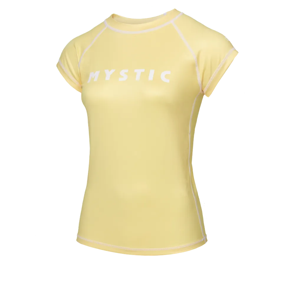 Mystic Star Rashvest S/S lycra femme pastel yellow UPF50+