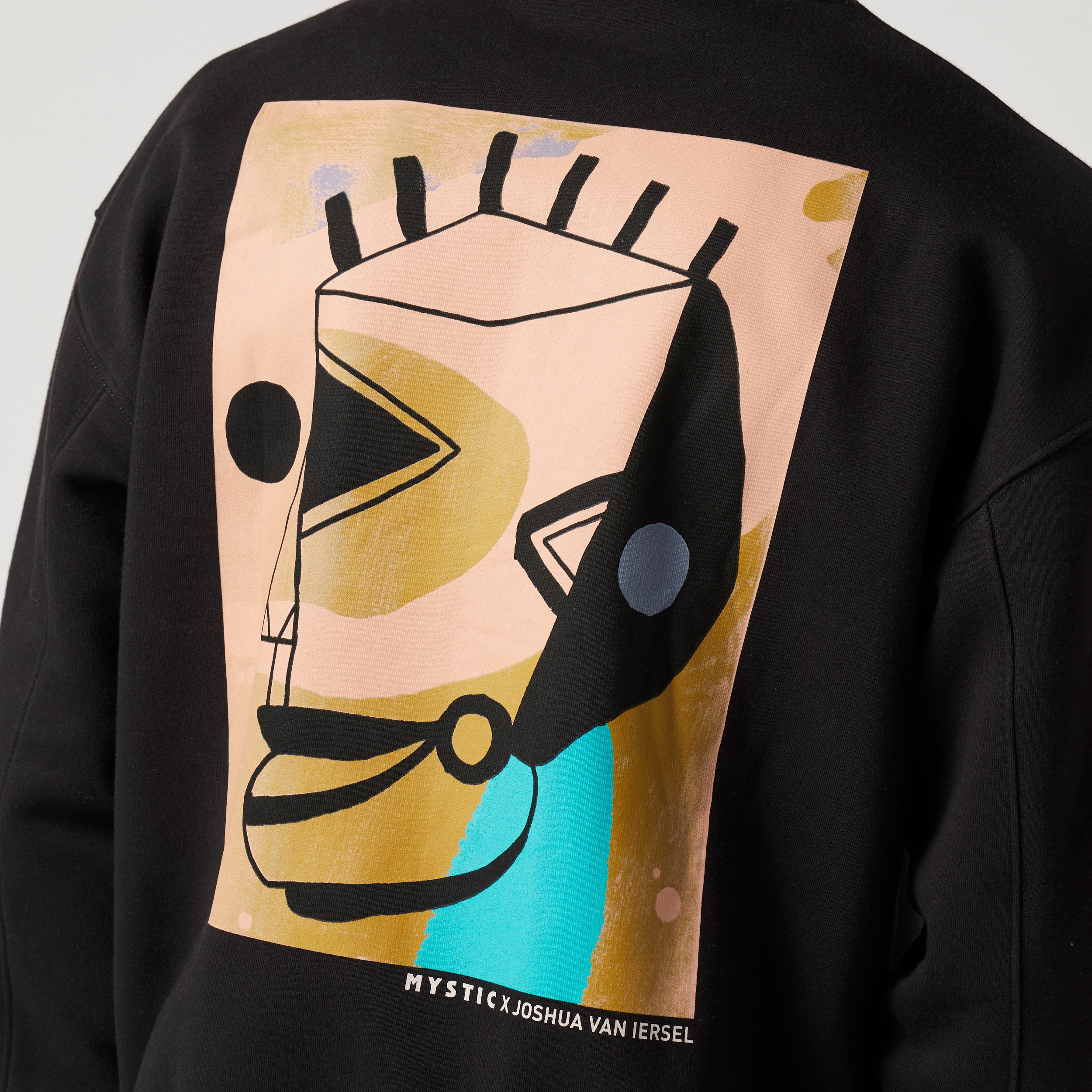 Mystic The Joshua Crew sweat coton noir L
