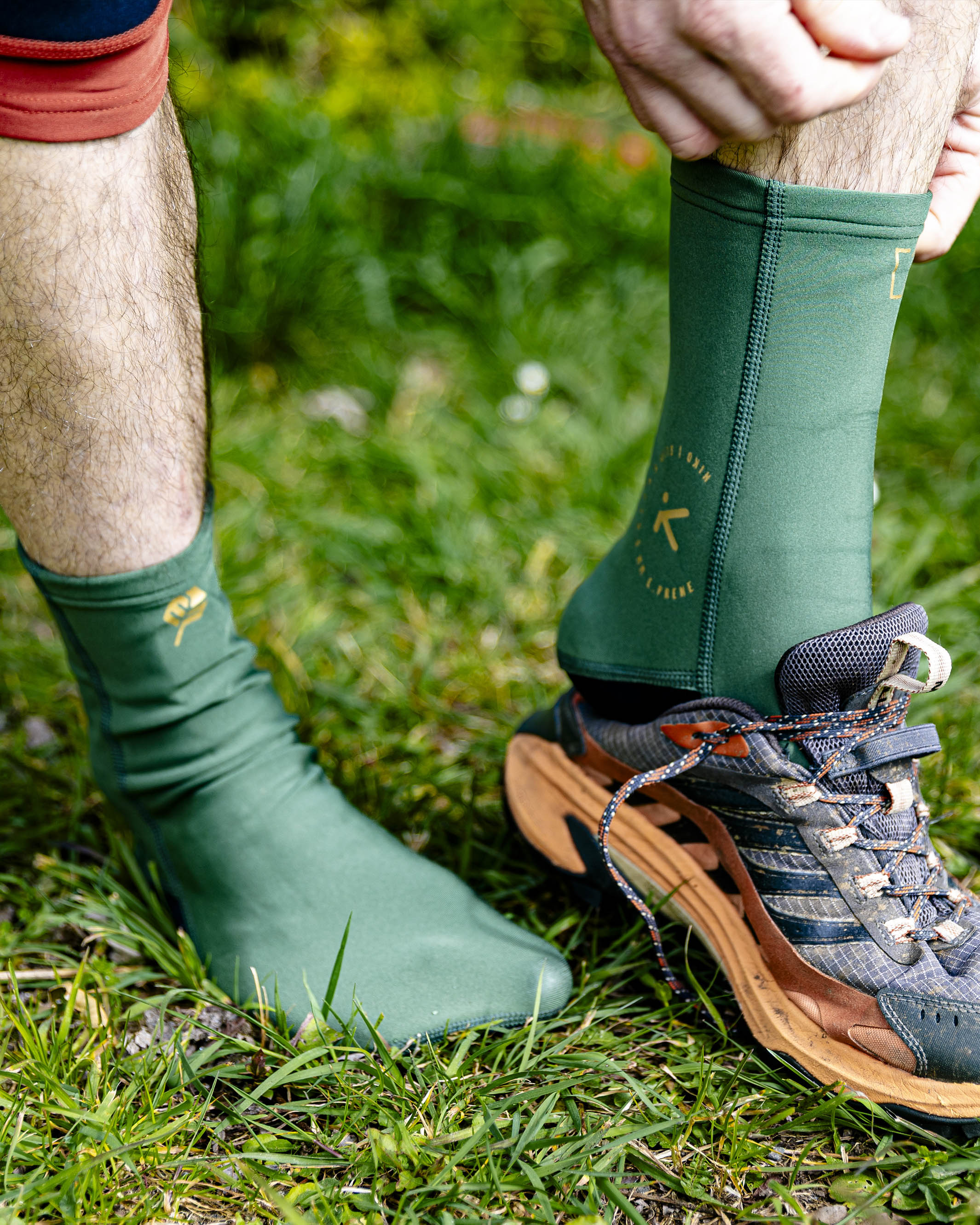 Hiko Slim 0.5 chaussettes néoprène olive fines