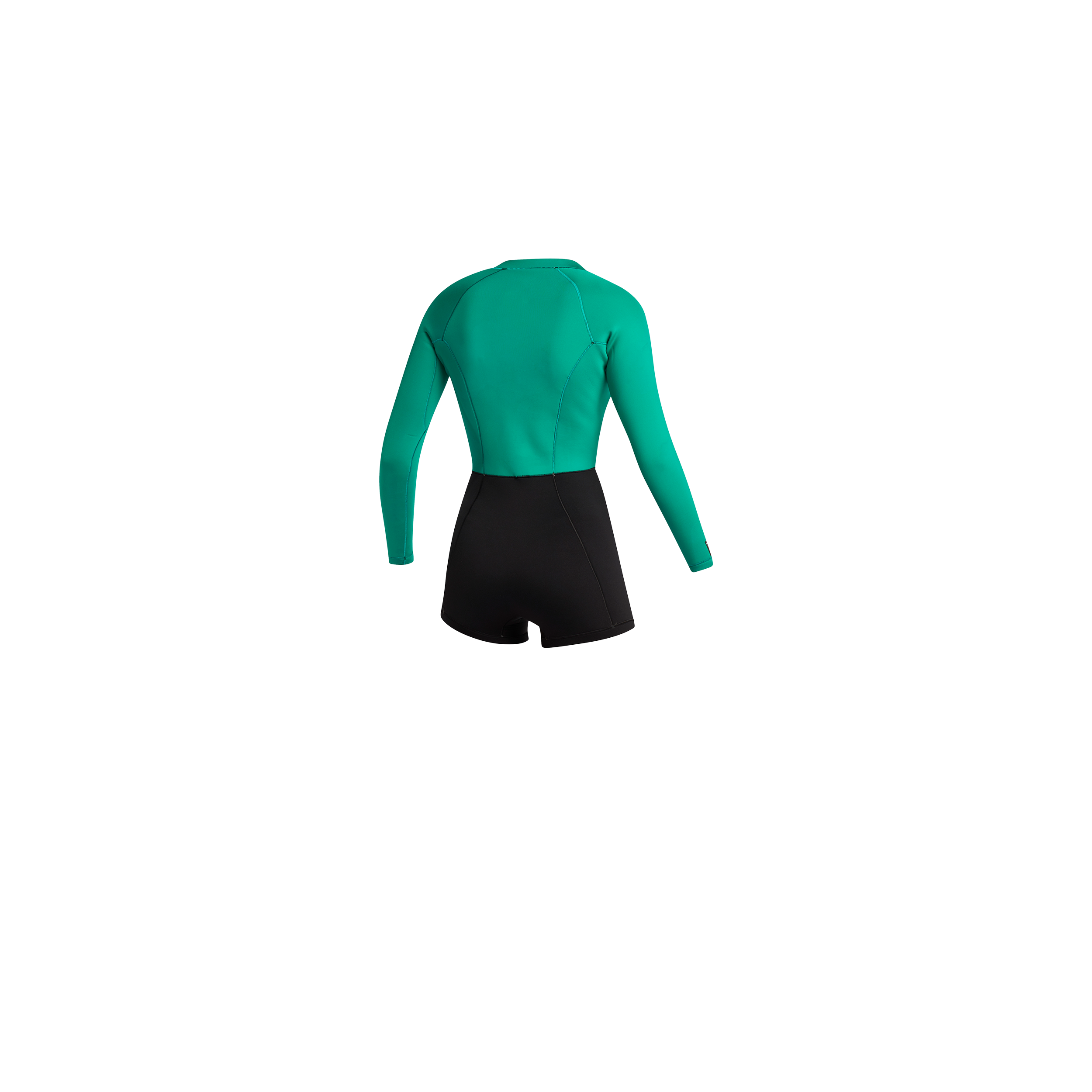 Mystic Lunar Longarm Shorty 2/2mm Fzip combinaison femme vert