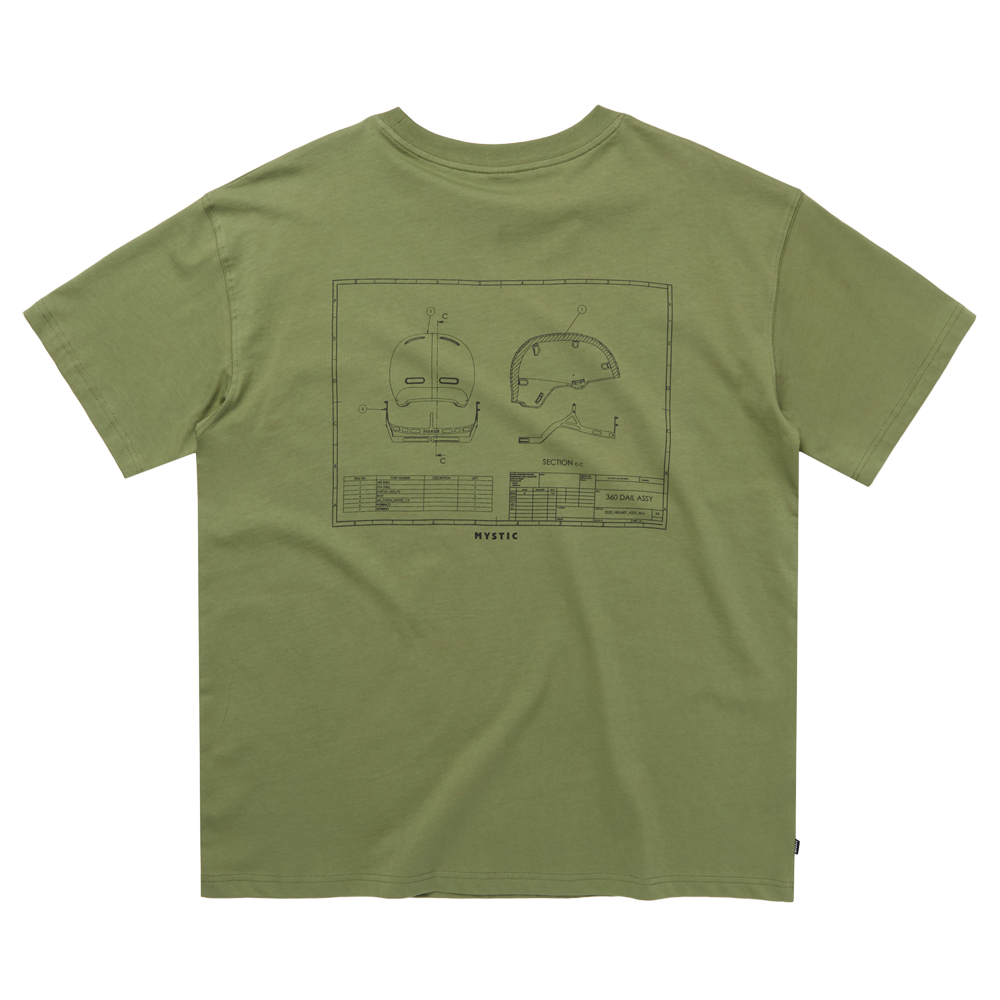 Mystic Concept H1 Tee t-shirt coton oversize blanc