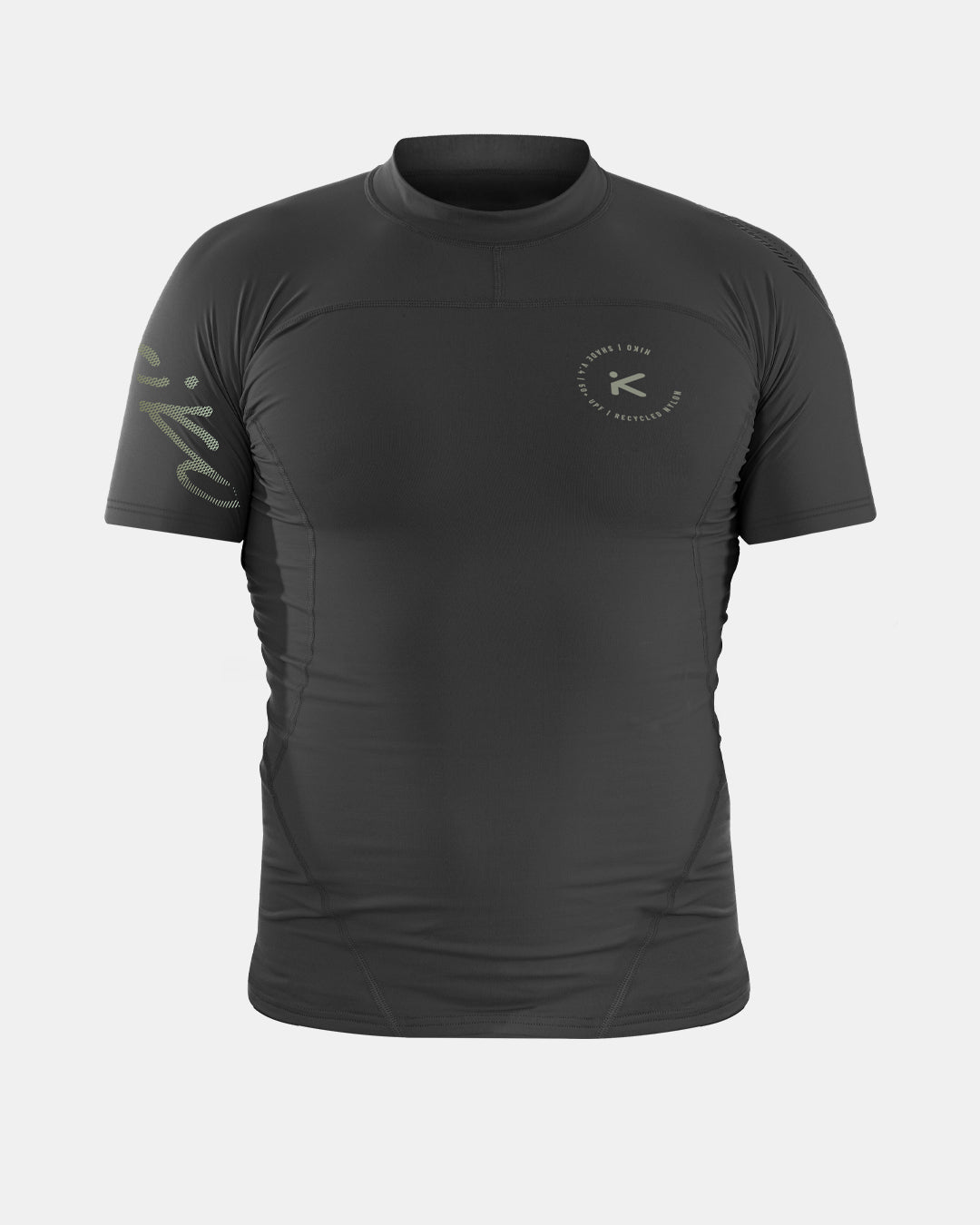 HIKO Shade V4 t-shirt anti-UV noir Ash Black