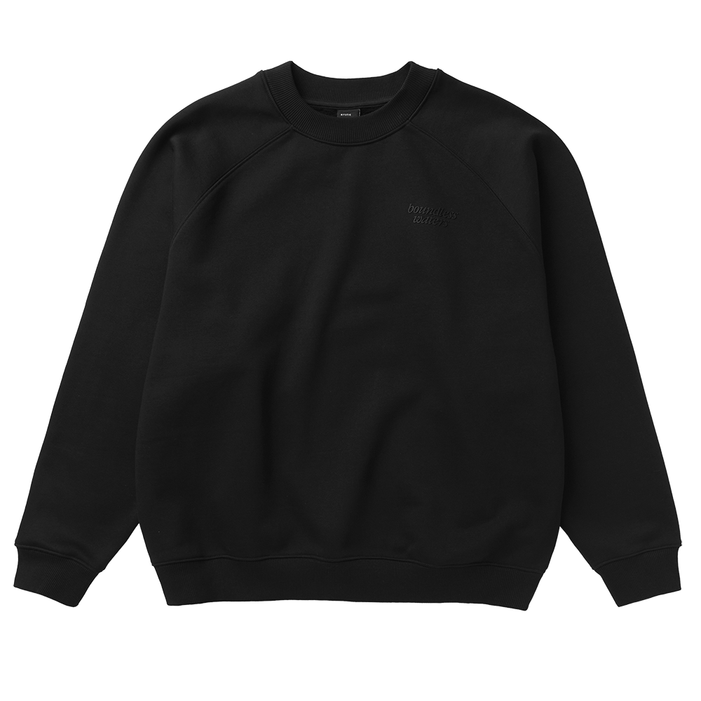 Mystic Enroute Crew sweat M noir molleton épais