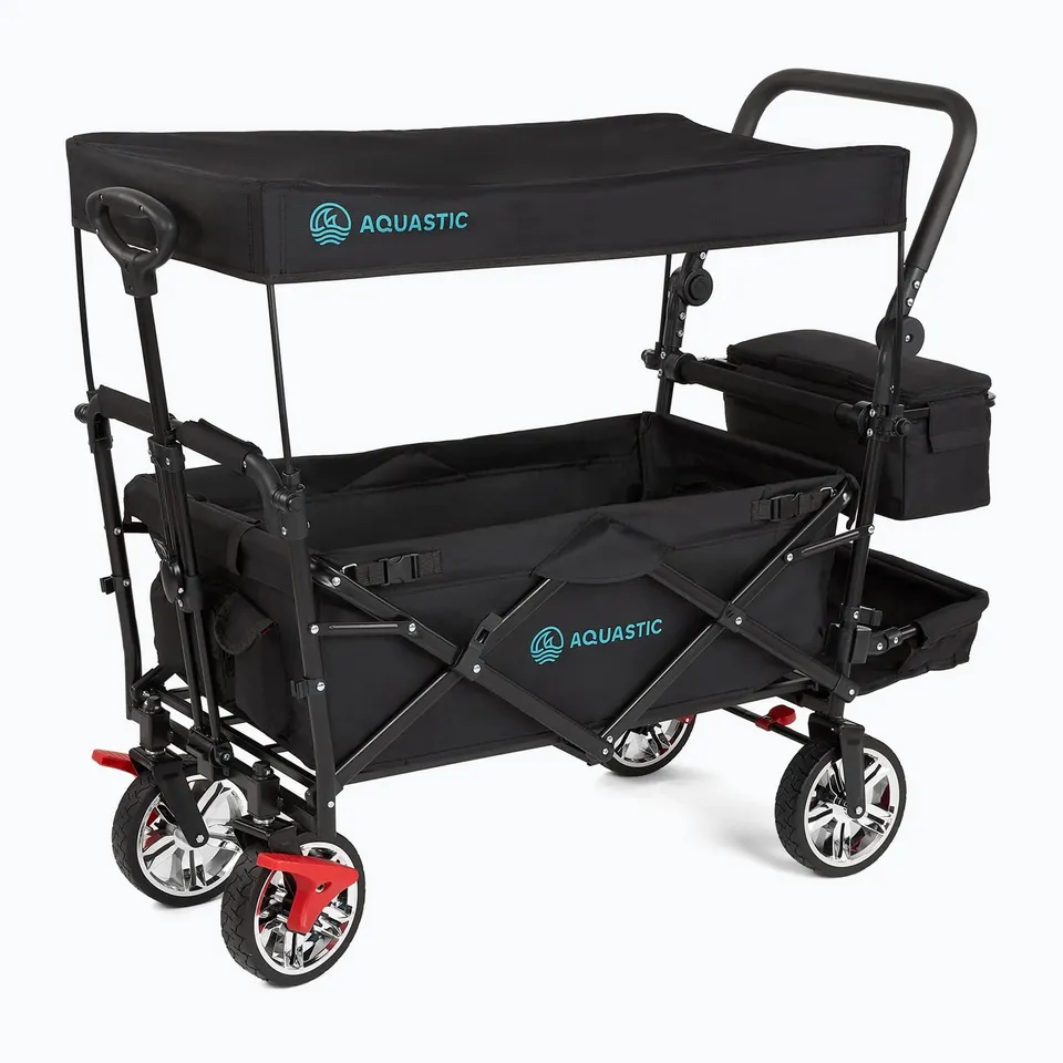 AQUASTIC chariot transport pliant 109 L noir freins