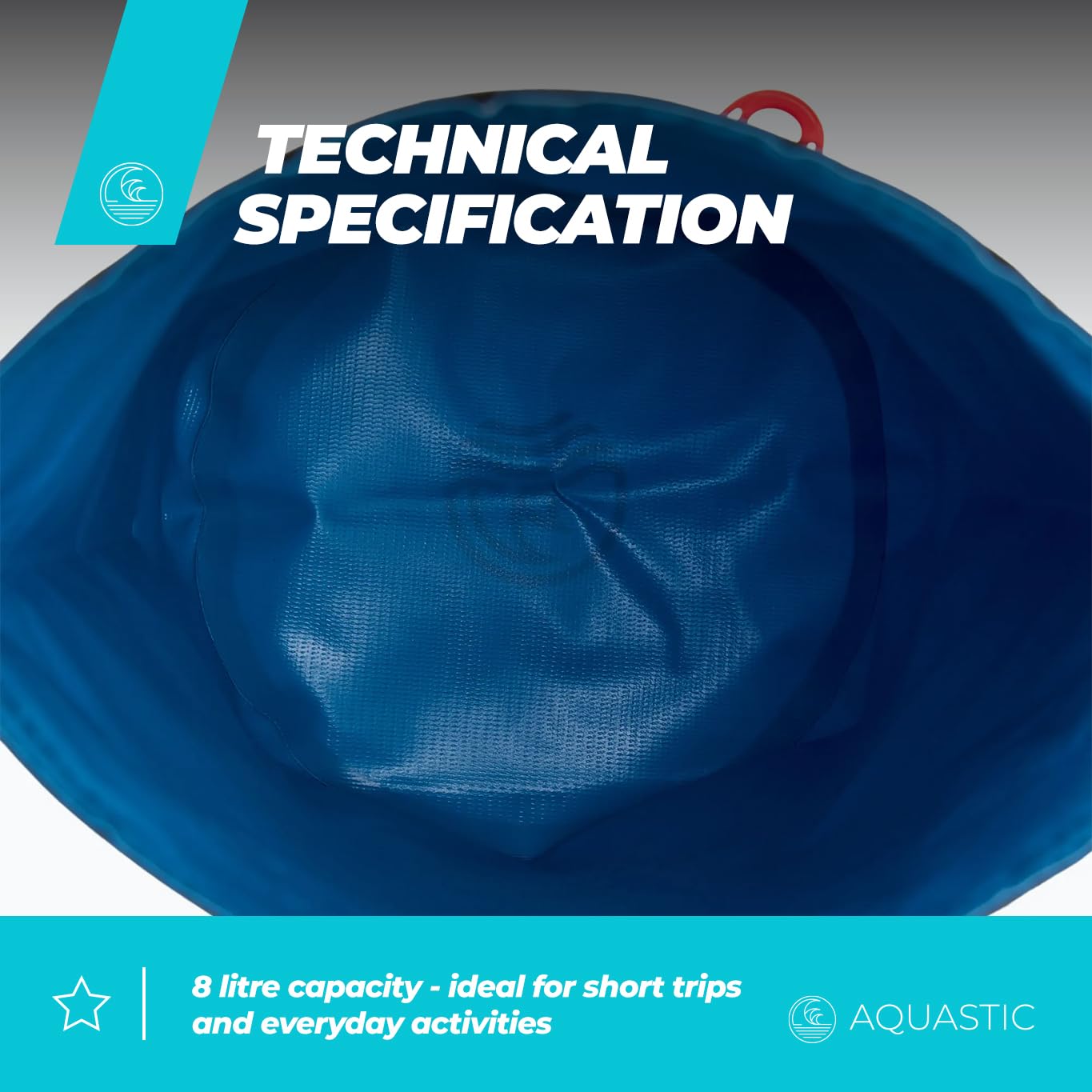 AQUASTIC Sac Étanche 8 L PVC dry bag kayak