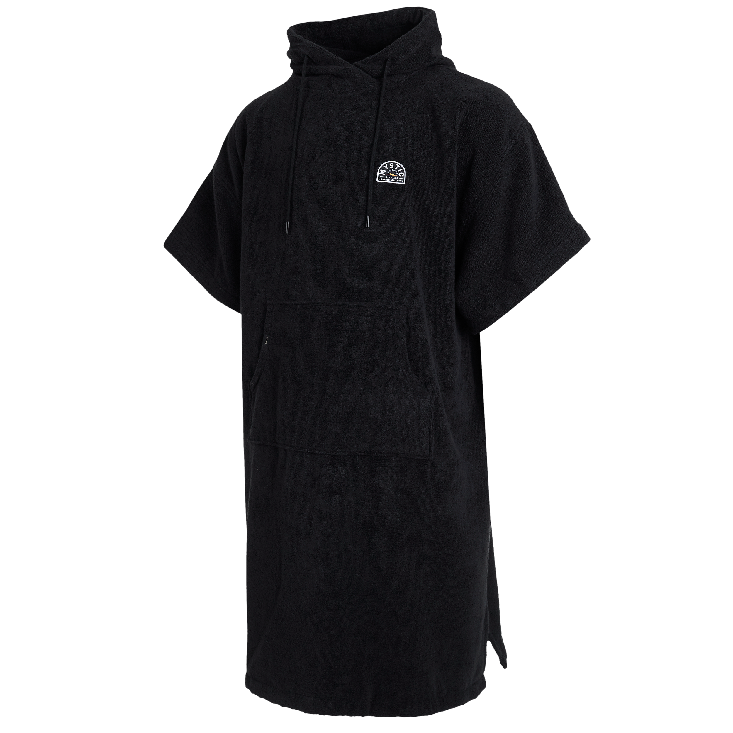 Mystic Poncho Velour poncho Black/White séchage rapide