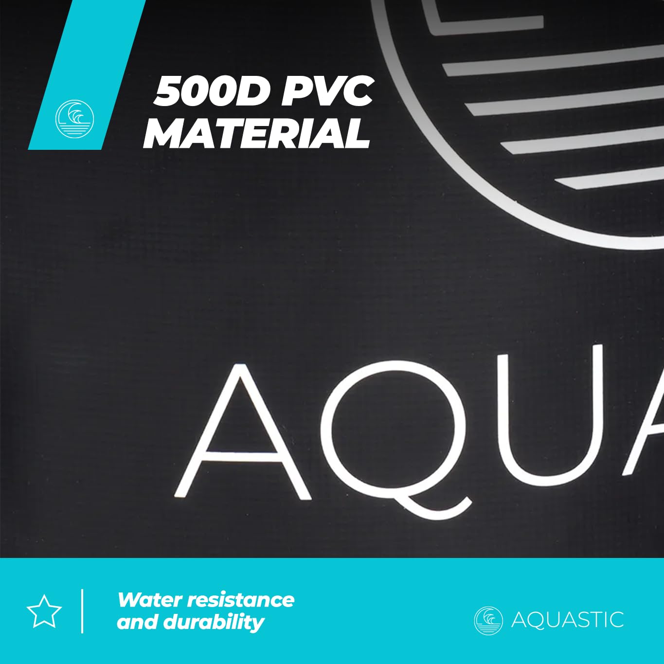AQUASTIC HT-2225-5 sac étanche 30 L noir PVC 500D