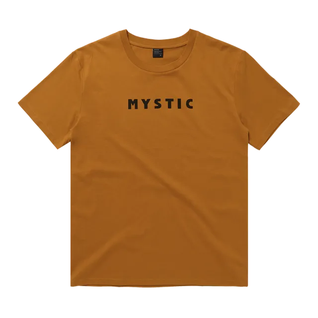 Mystic Brand Tee t-shirt jersey blanc cassé logo poitrine