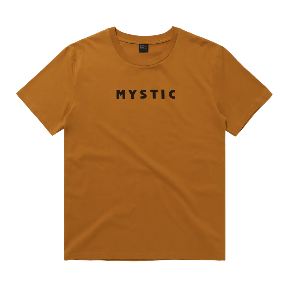 Mystic Brand Tee t-shirt jersey blanc cassé logo poitrine