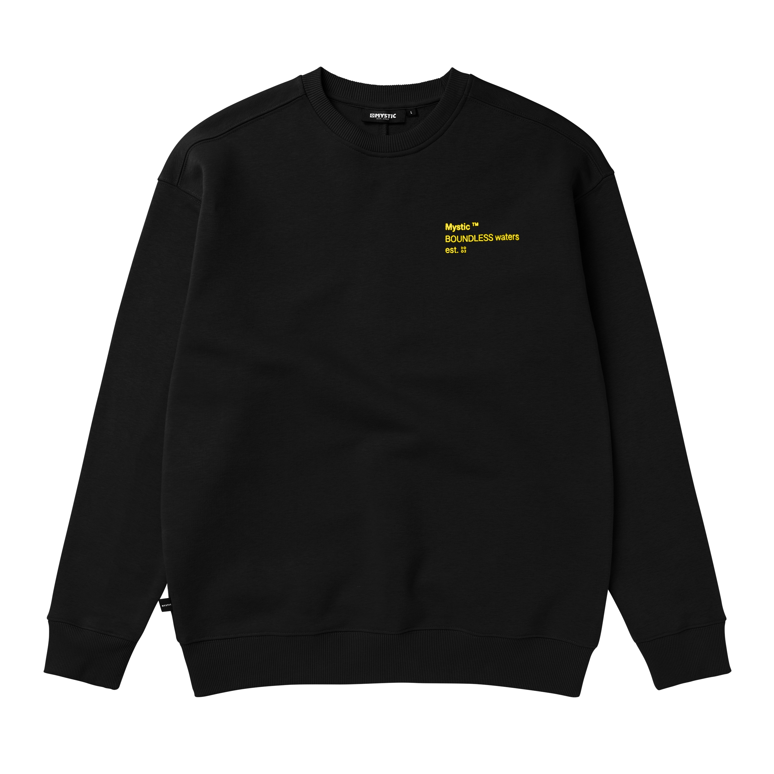 Mystic Trademark Sweat Col Rond Marron Doux