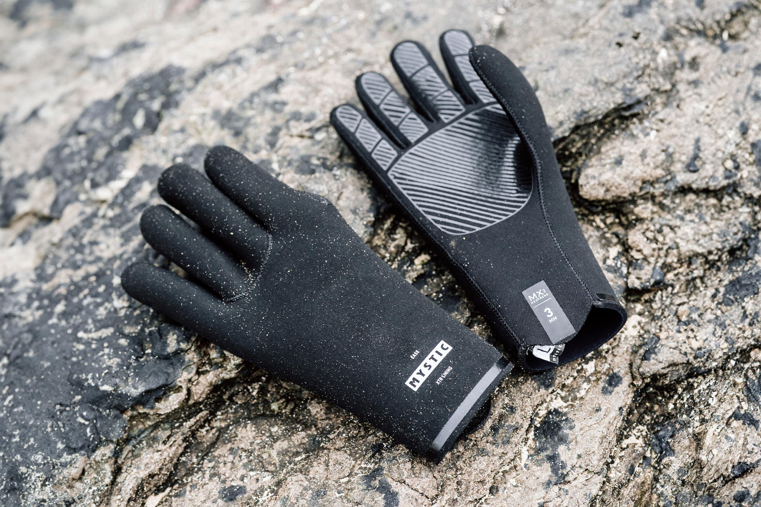 Mystic Ease gants néoprène 3mm 5 doigts noir chaud