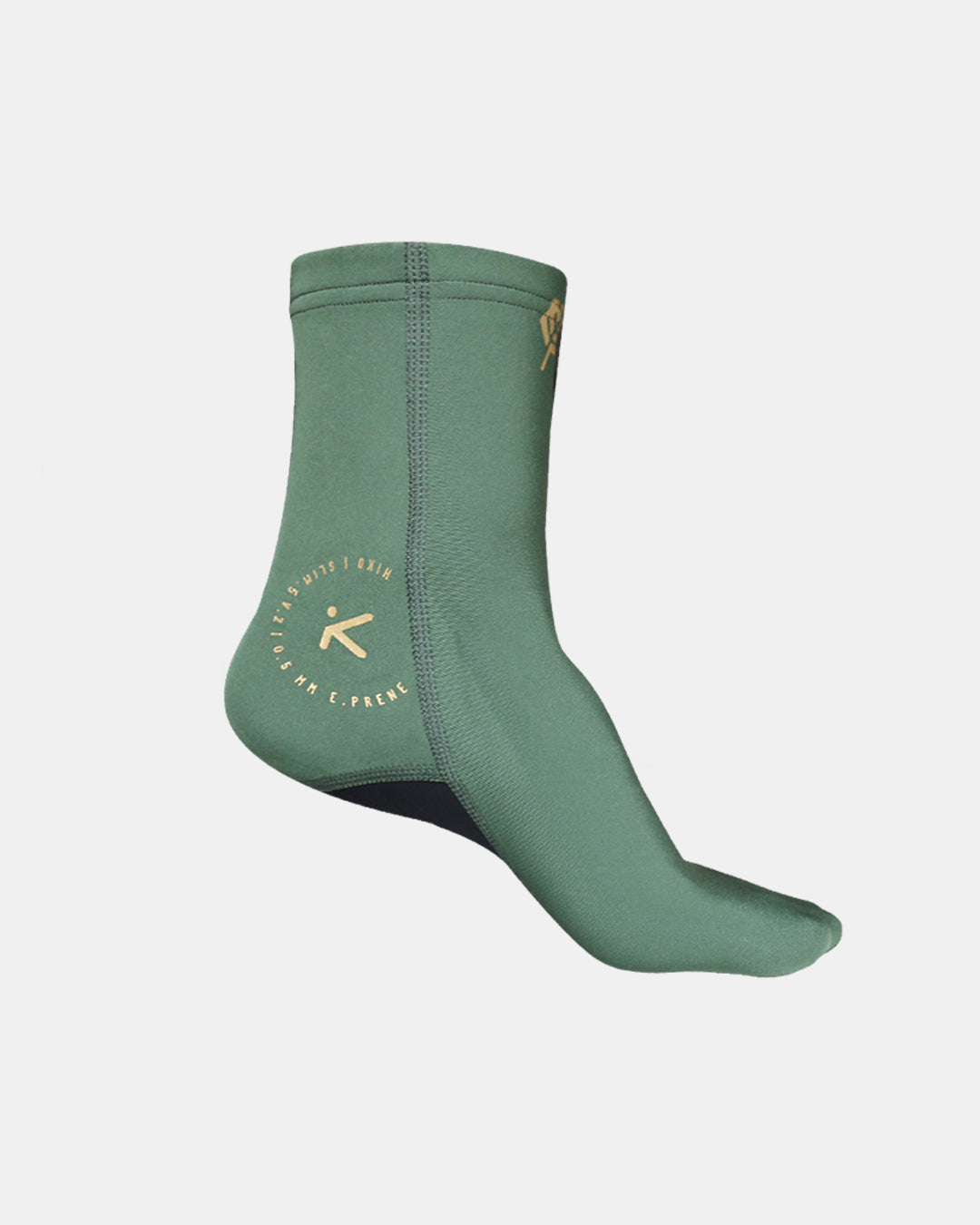 Hiko Slim 0.5 chaussettes néoprène olive fines