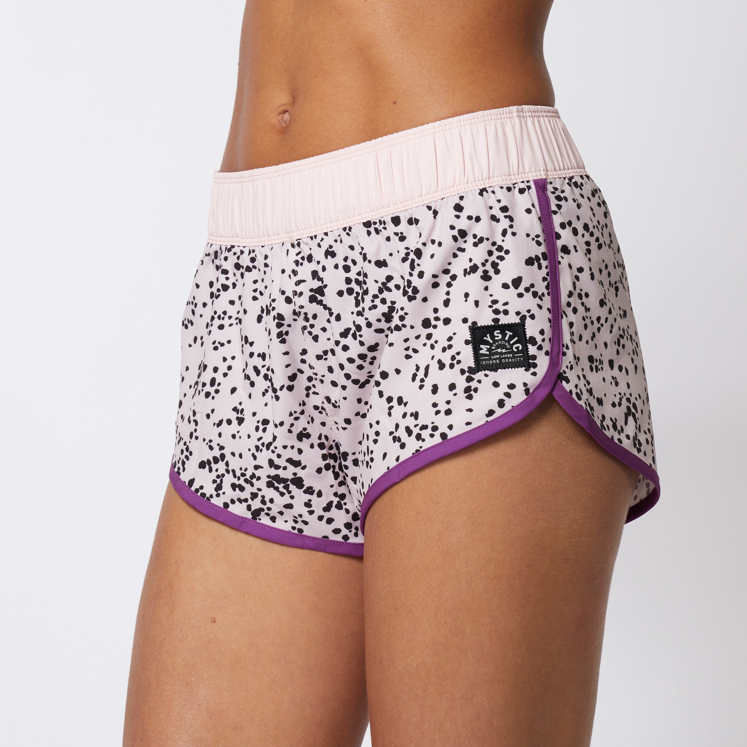 Mystic Roar boardshort femme extra-court rose amancher