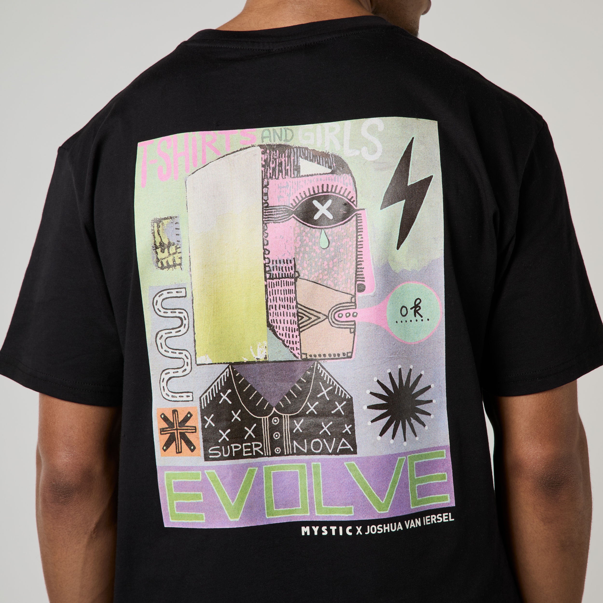 Mystic Groove Tee t-shirt noir coton