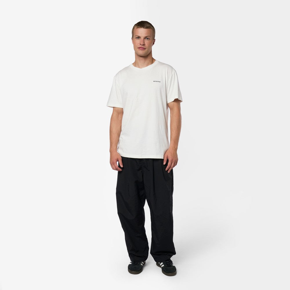 Mystic Enroute T-shirt Blanc Cassé Coupe Oversize