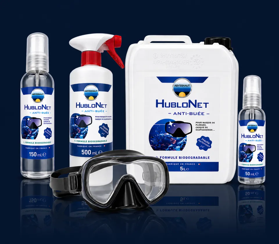 Abyssnaut HubloNet anti-buée masque plongée voyage