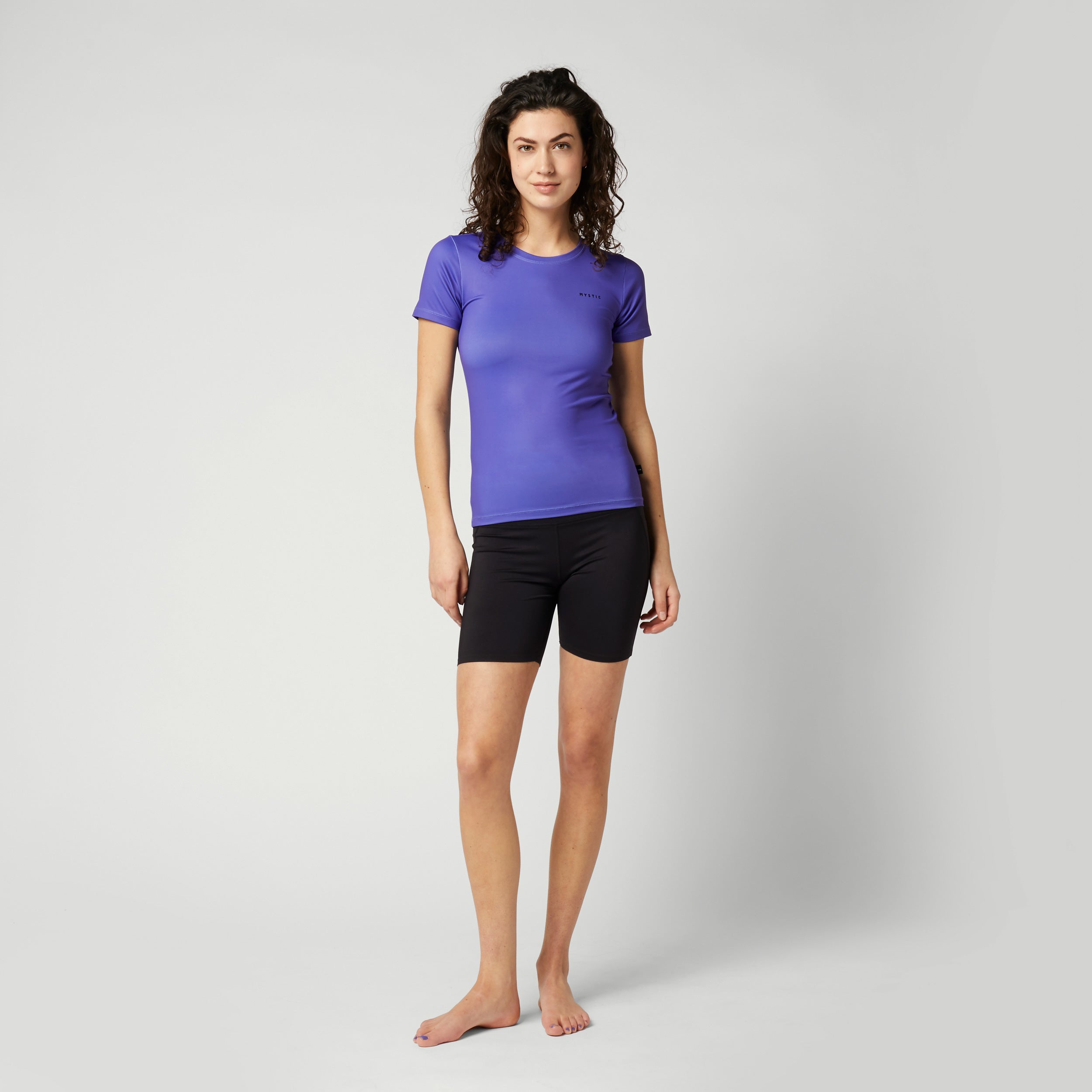 Mystic Star lycra femme manches courtes violette