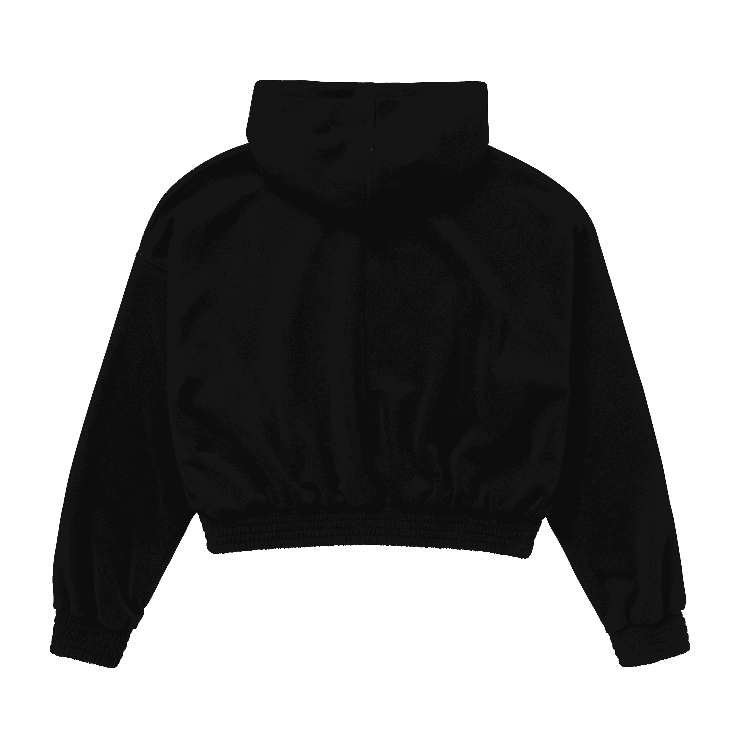 Mystic Breezy Hood sweat à capuche femme Dirty White cropped