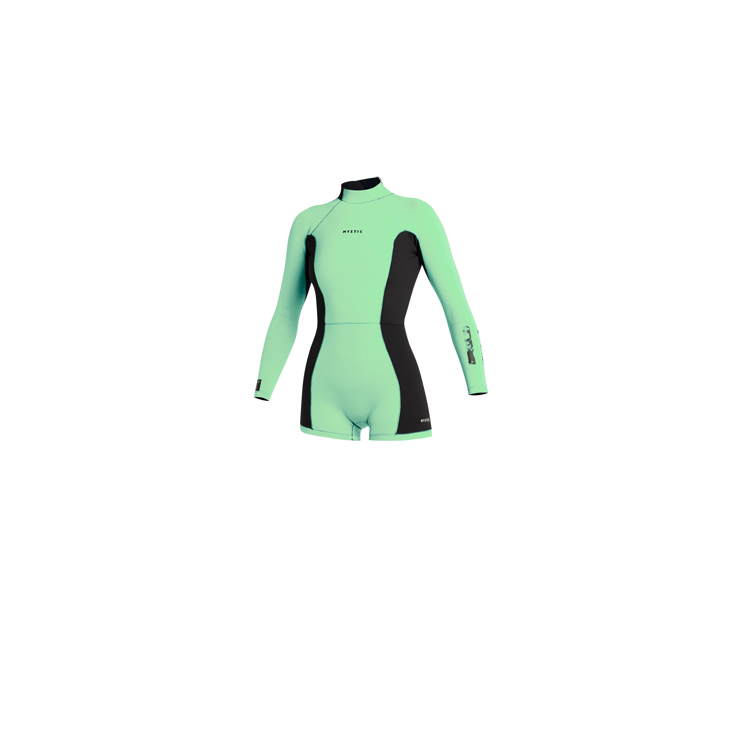 Mystic Lunar BK Longarm Shorty 2/2mm combinaison femme vert