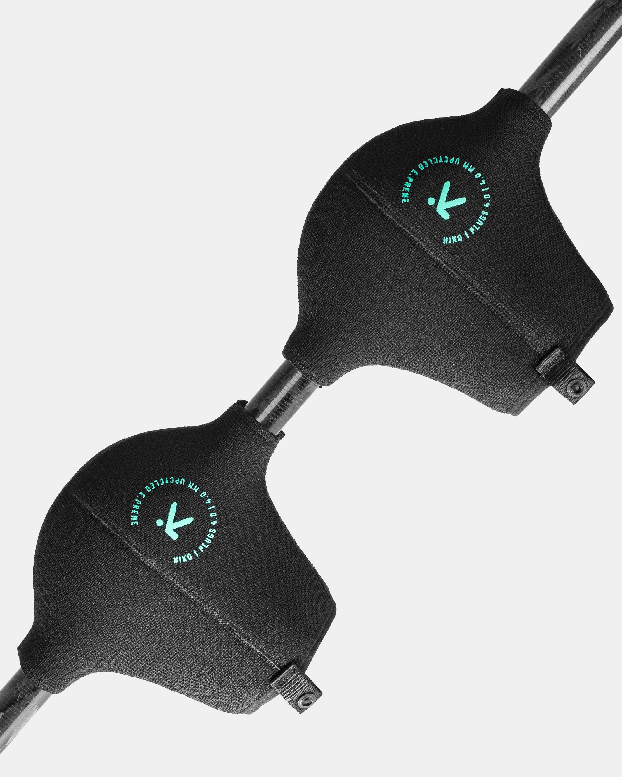 HIKO PLUGS 4.0 moufles pagaie noires 4 mm