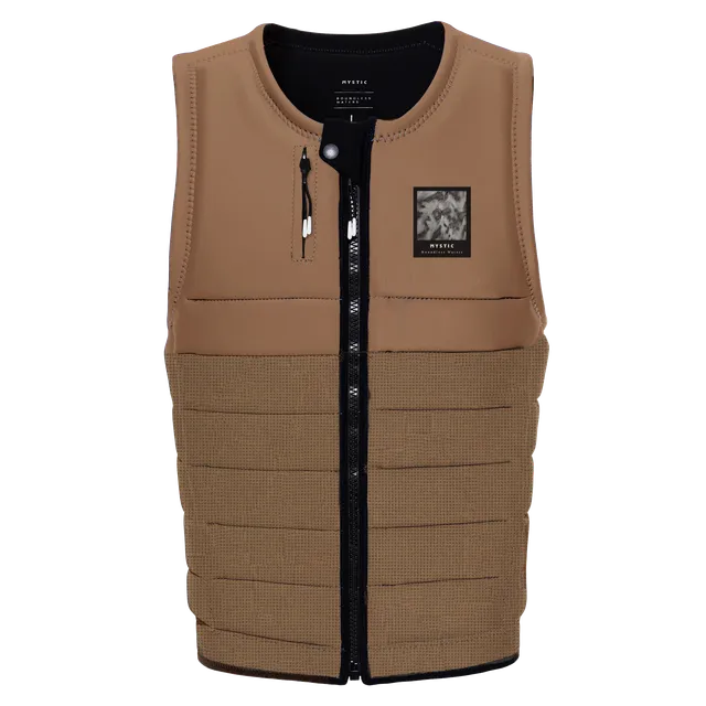 Mystic The Dom Fzip Gilet Impact Wake Marron