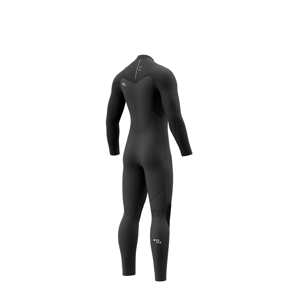 Mystic Motion Fullsuit 4/3 combinaison noire zip avant
