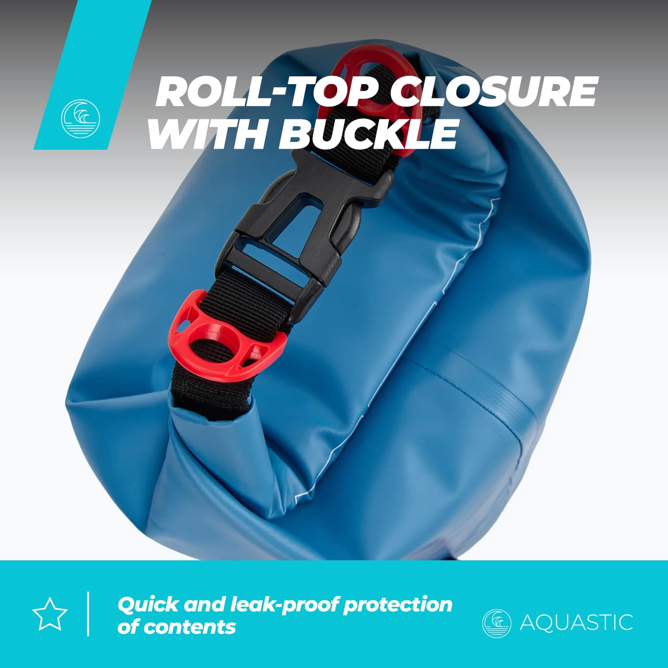 AQUASTIC Sac Étanche 8 L PVC dry bag kayak