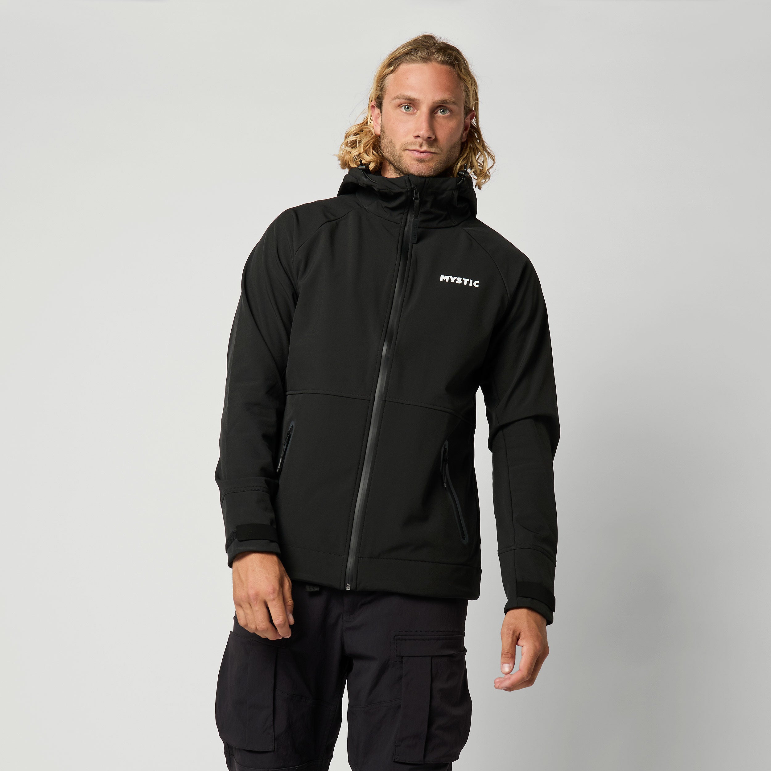 Mystic Mission veste softshell homme coupe-vent Black