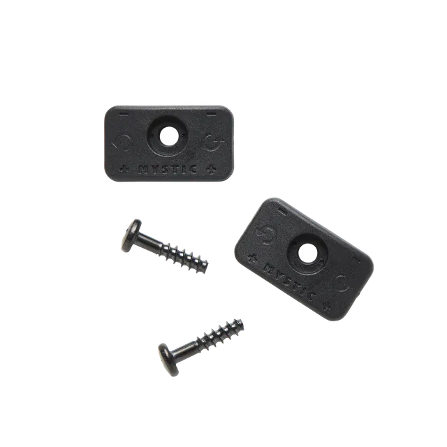 Mystic Foil Footstrap washer + screw visserie foil Black