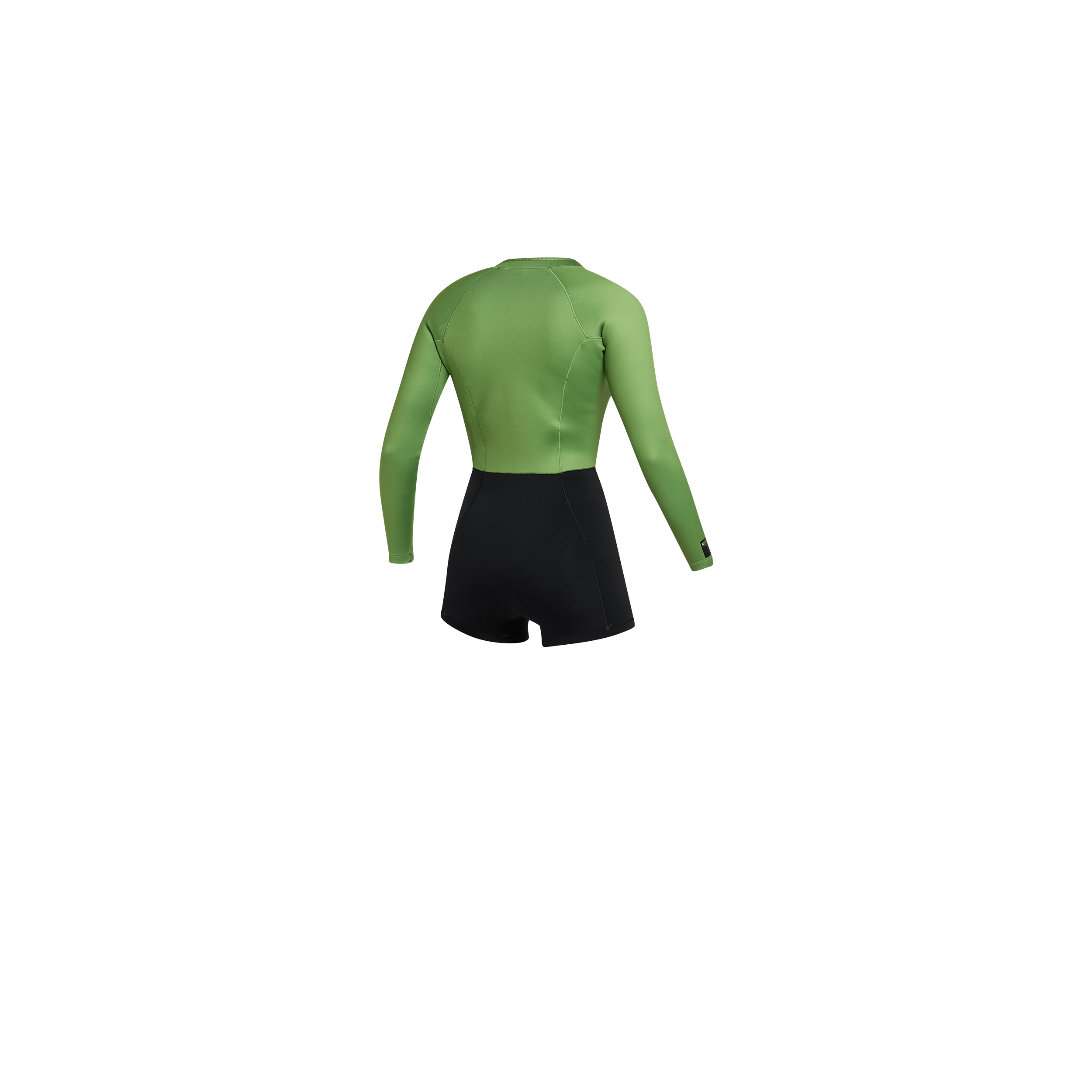 Mystic Lunar Longarm Shorty 2/2mm Fzip combinaison femme vert