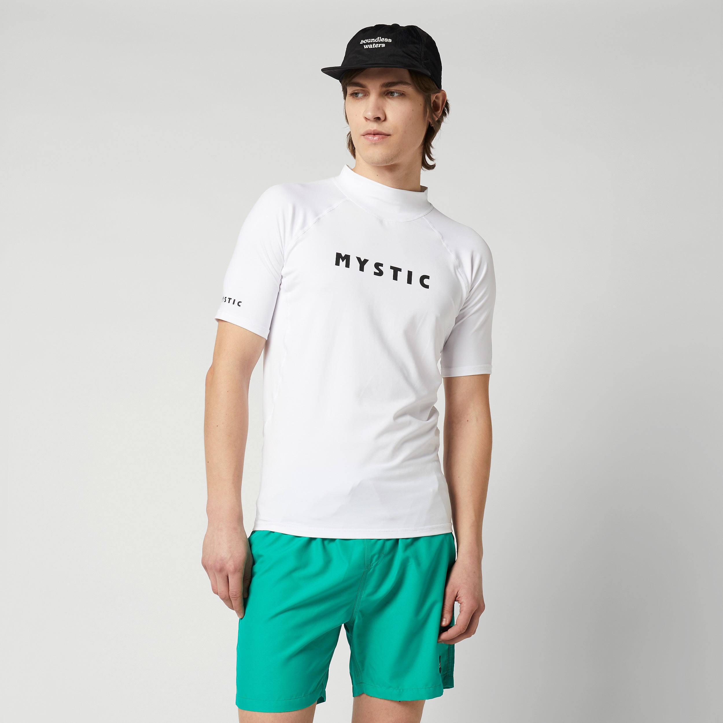 Mystic Star S/S Rashvest lycra homme blanc