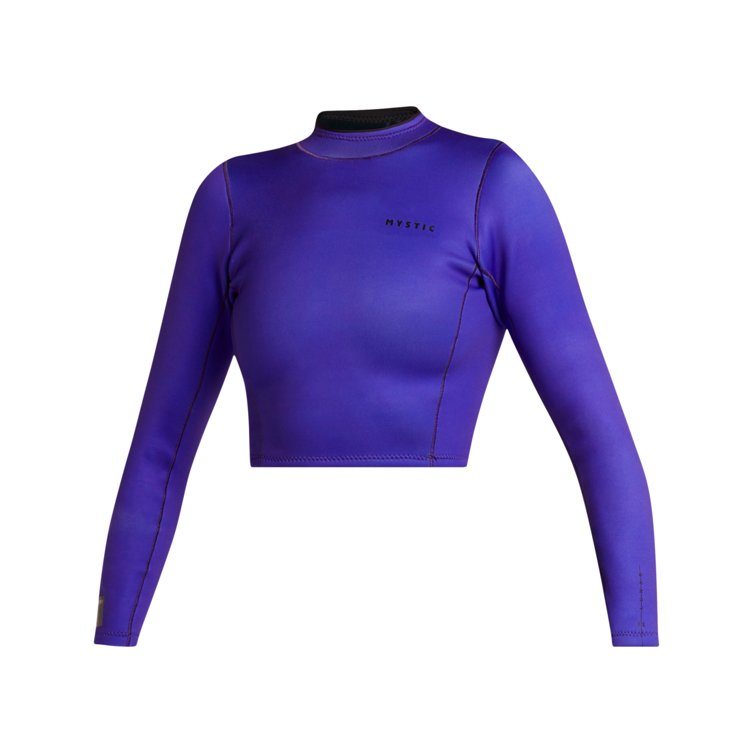 Mystic Lunar Crop Top 2mm haut néoprène femme violet