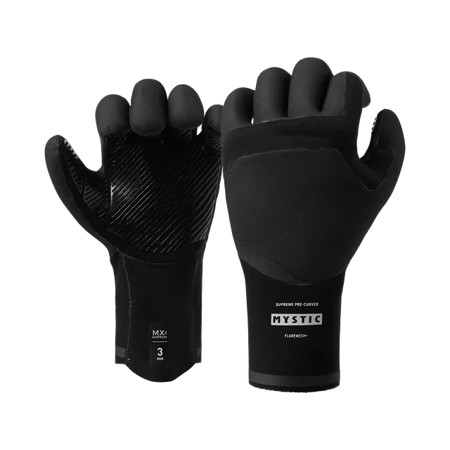 Mystic Roam Gants Néoprène 3mm 5 Doigts Noir