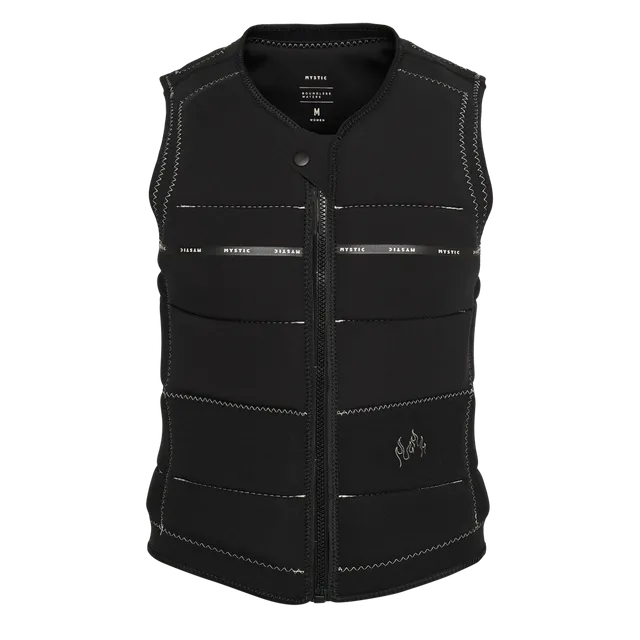 Mystic Raspa Elena Bodi Fzip gilet wake femme noir