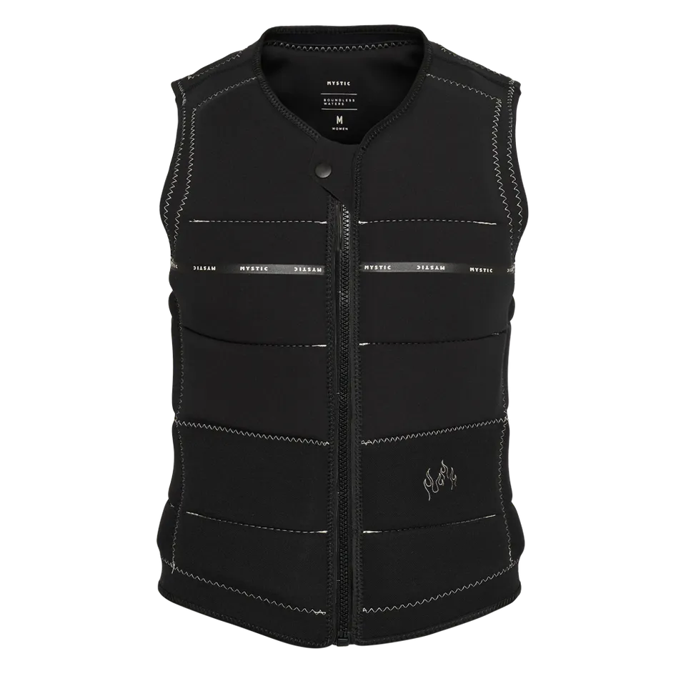 Mystic Raspa Elena Bodi Fzip gilet wake femme noir