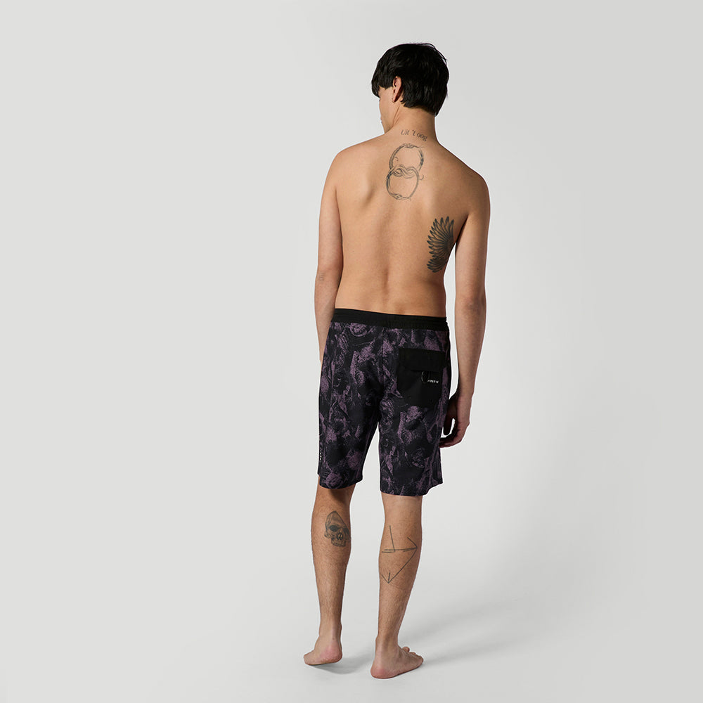 Mystic The Daily Living boardshort Rosewood stretch 4 directions