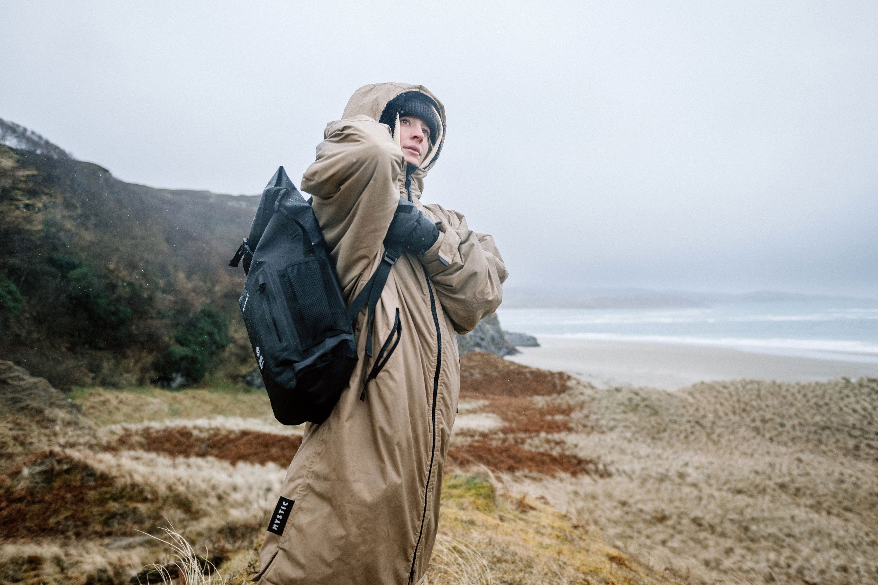 Mystic DTS Backpack sac étanche 25L Slate Brown