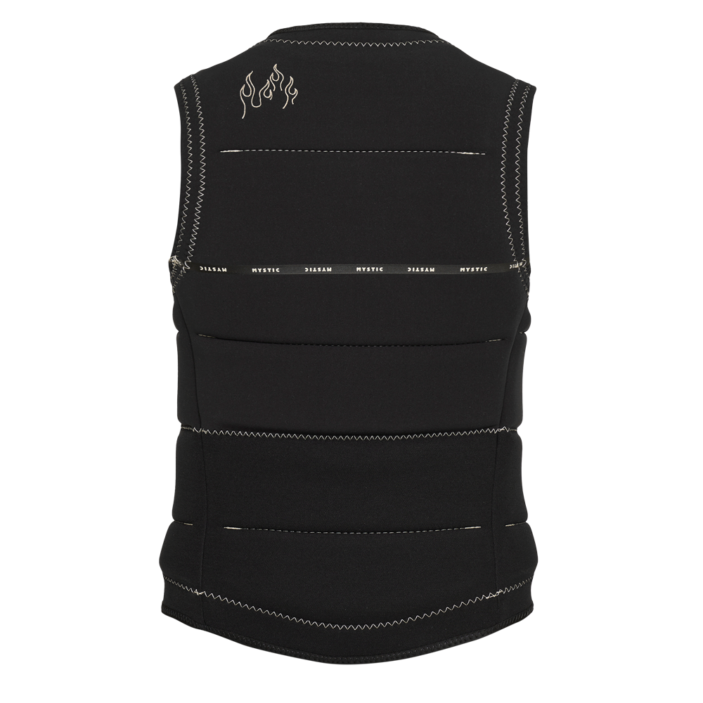 Mystic Raspa Elena Bodi Fzip gilet wake femme noir