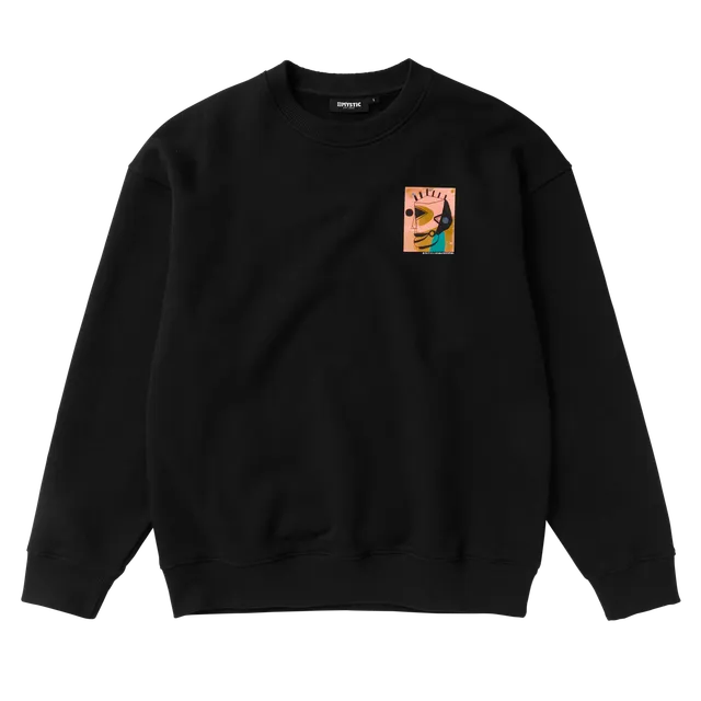 Mystic The Joshua Crew sweat coton noir L