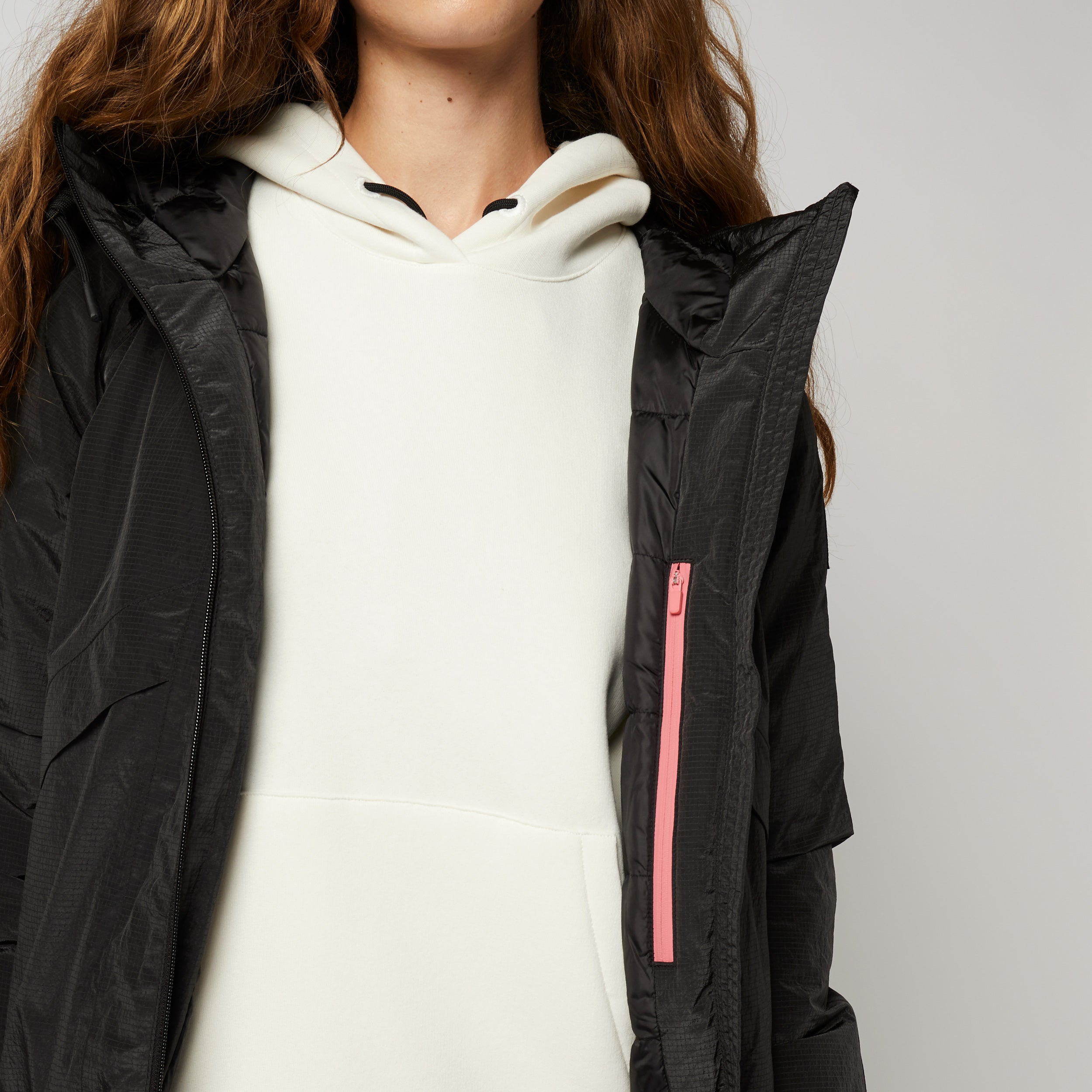 Mystic Hooded Bomber veste femme noire 5K