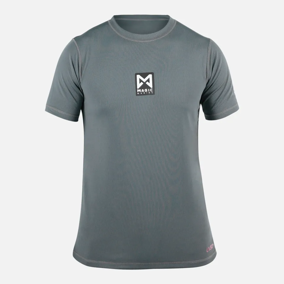 Magic Marine Cube Quickdry S/S t-shirt gris séchage rapide