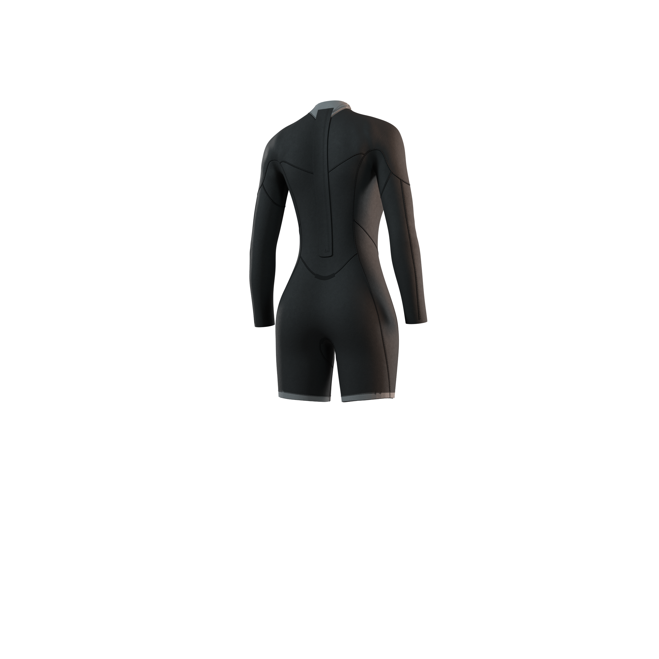 Mystic Brand Longarm Shorty 3/2mm Bzip combinaison femme noir