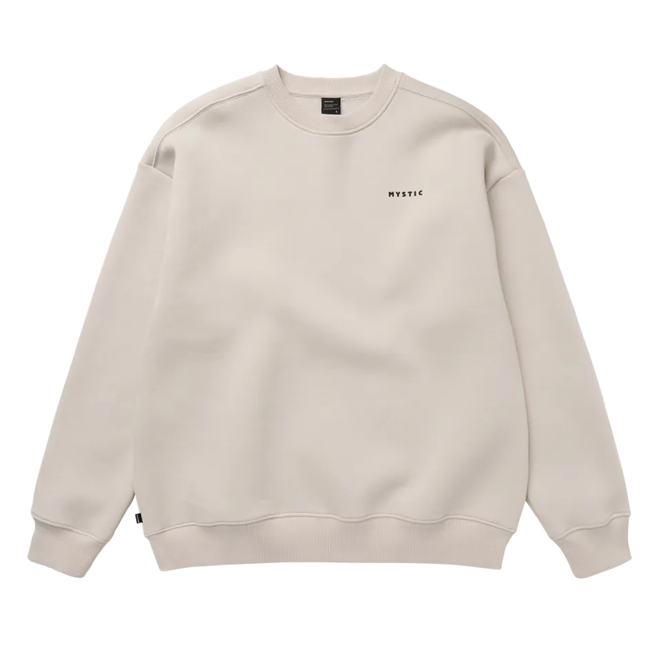 Mystic Profile Crew sweat coton noir